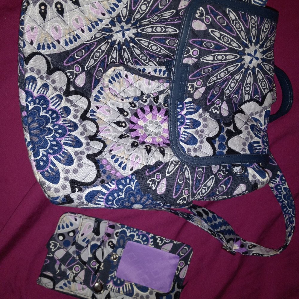 Vera Bradley Backpack & ID holder